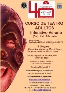 CURSO DE TEATRO ADULTOS verano 2016 cambiado