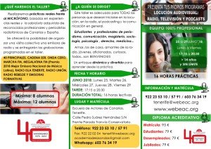 TALLER RADIO ADULTOS semana 25 junio al 29 junio - VERSIÓN CORRECTA - cara A